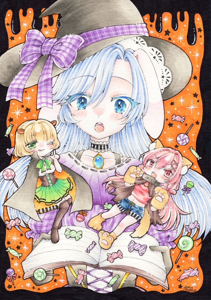 原画【はっぴーはろうぃん！】