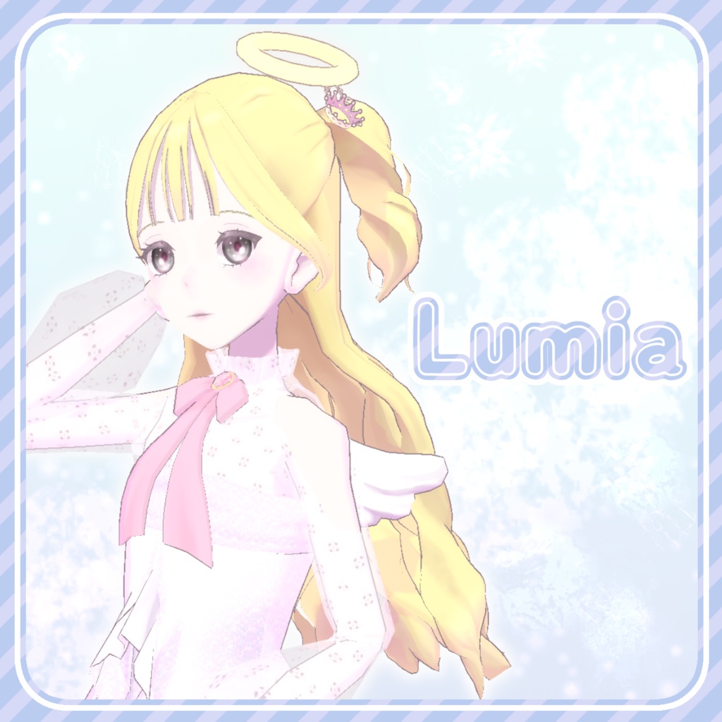 3Dモデル「Lumia」VRM/FBX/VRChat対応
