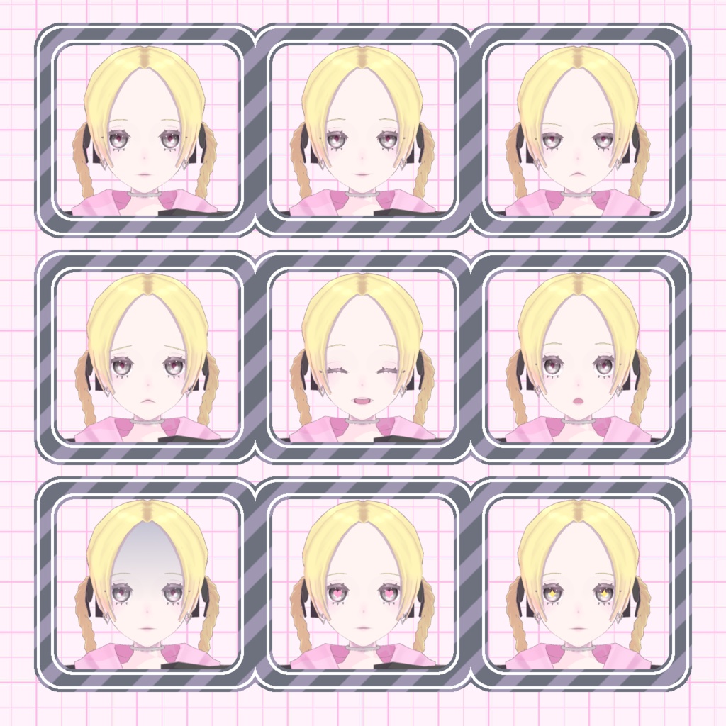 3Dモデル「Lumia02」VRM/FBX/VRChat対応