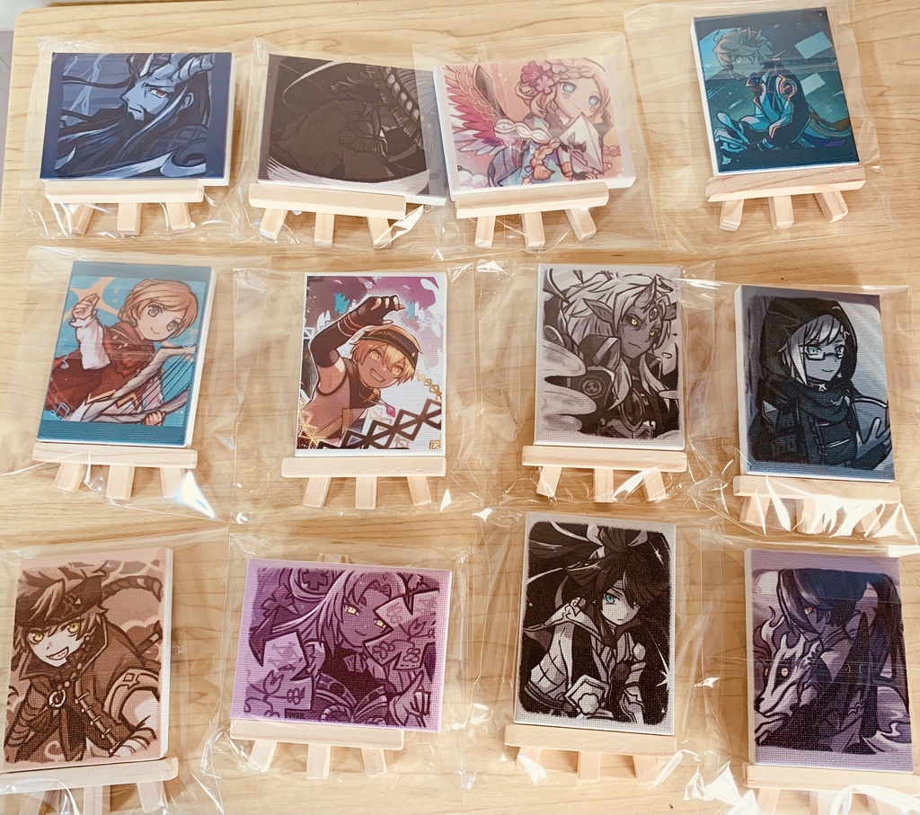 ミニキャンバス(12絵柄)