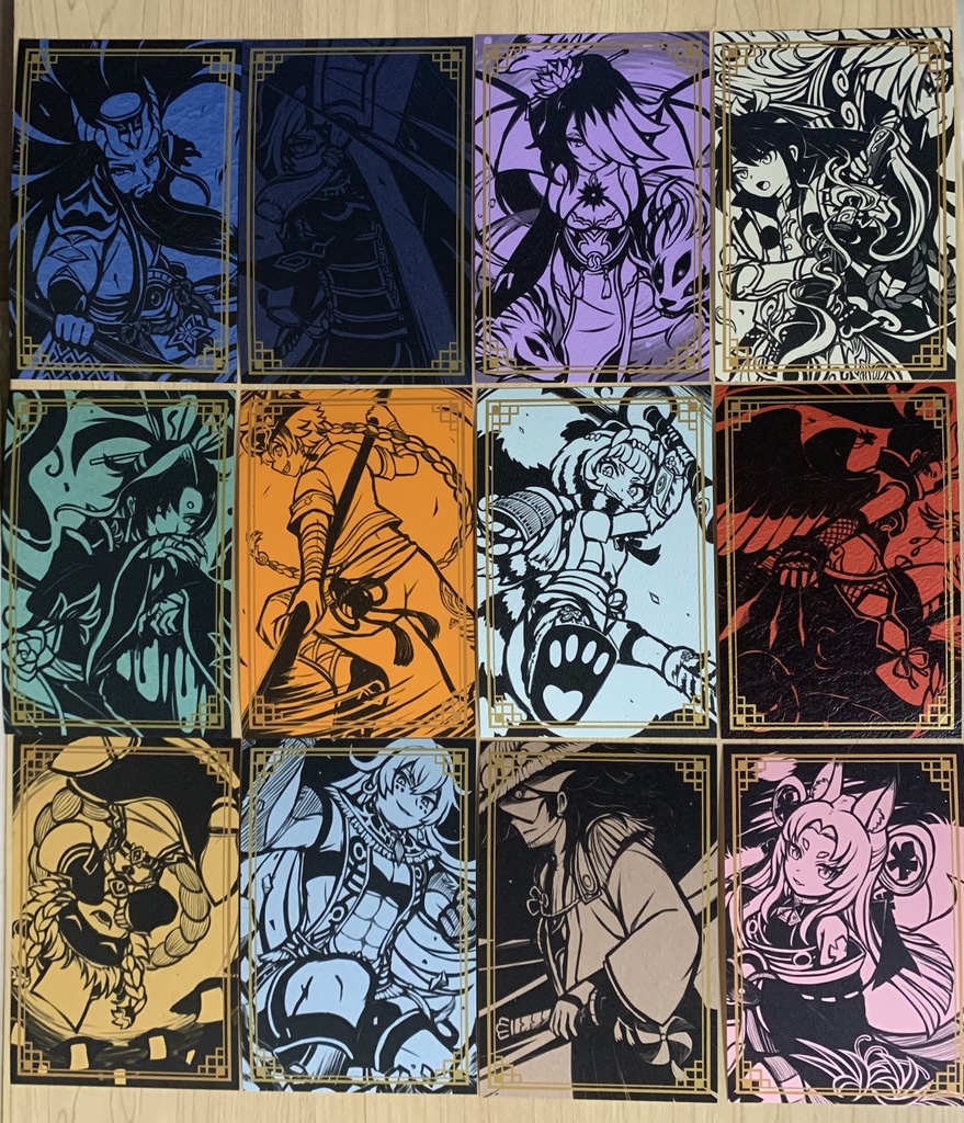 ポストカード(継承メギド/東方十二傑)