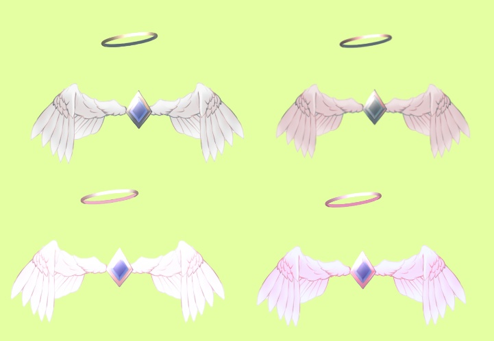 【VTS対応Live2Dアイテム】大天使なりきりアイテム