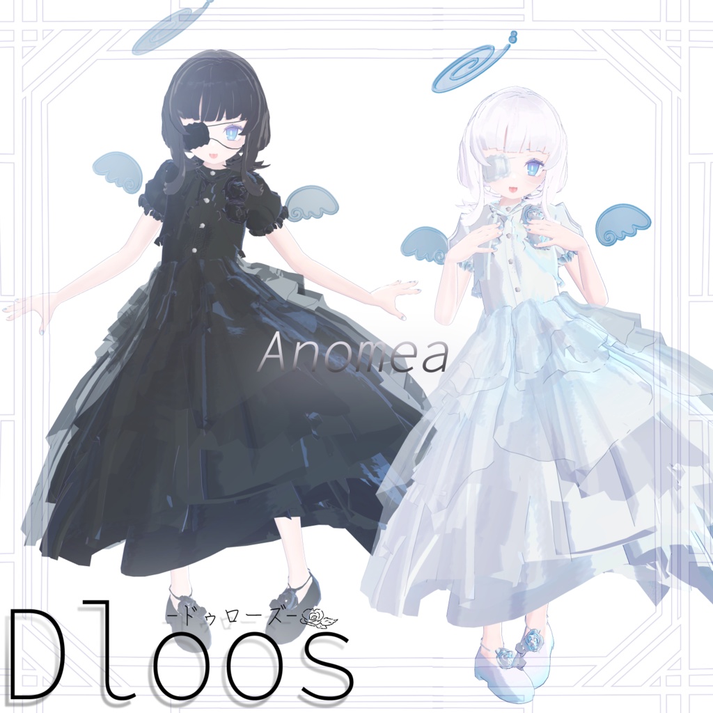 【3D衣装&ヘアー】Dloos-ドゥローズ-【10アバター対応】