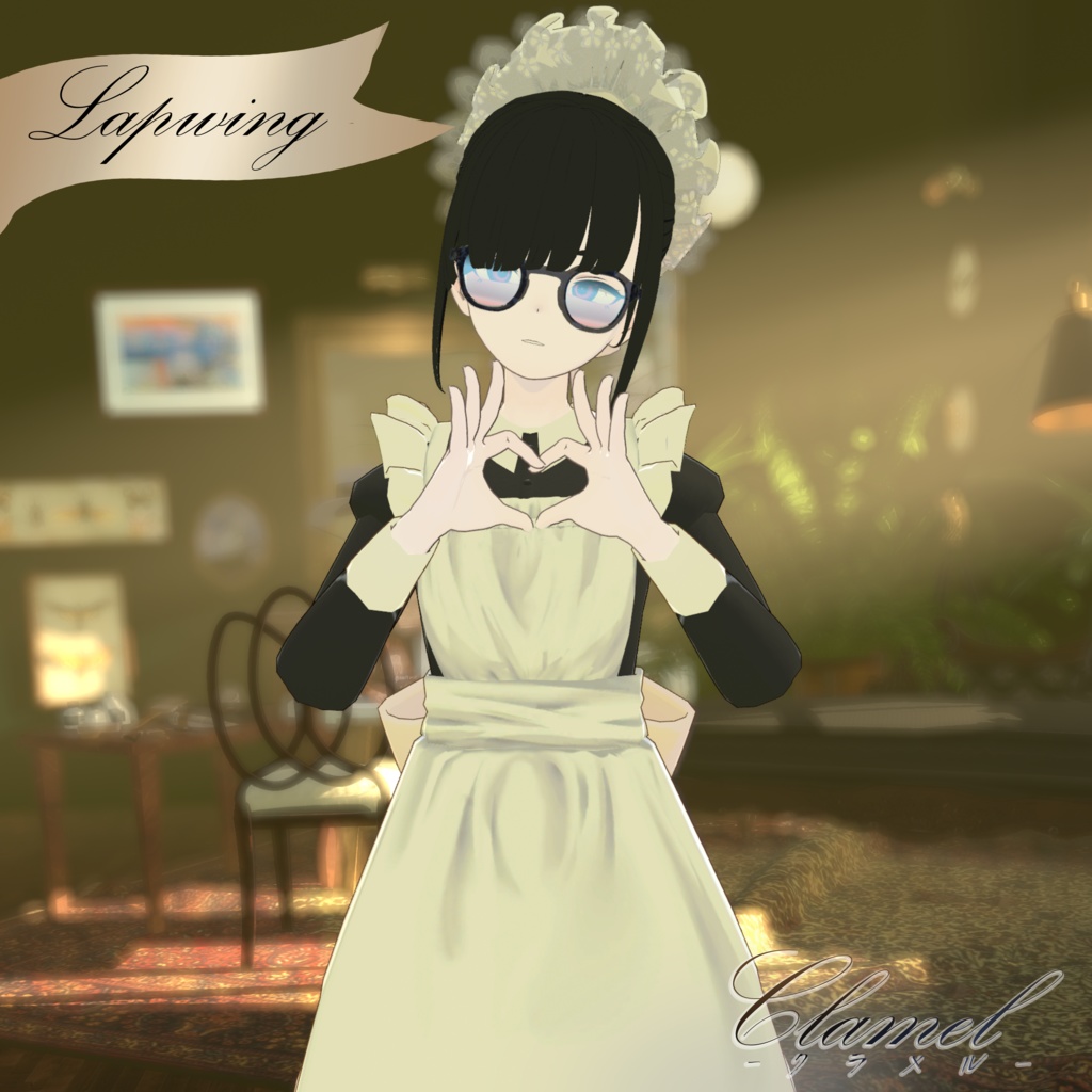 【3D衣装&小道具】Clamel -クラメル- 約25%OFF クラシカルメイド服【15アバター対応】