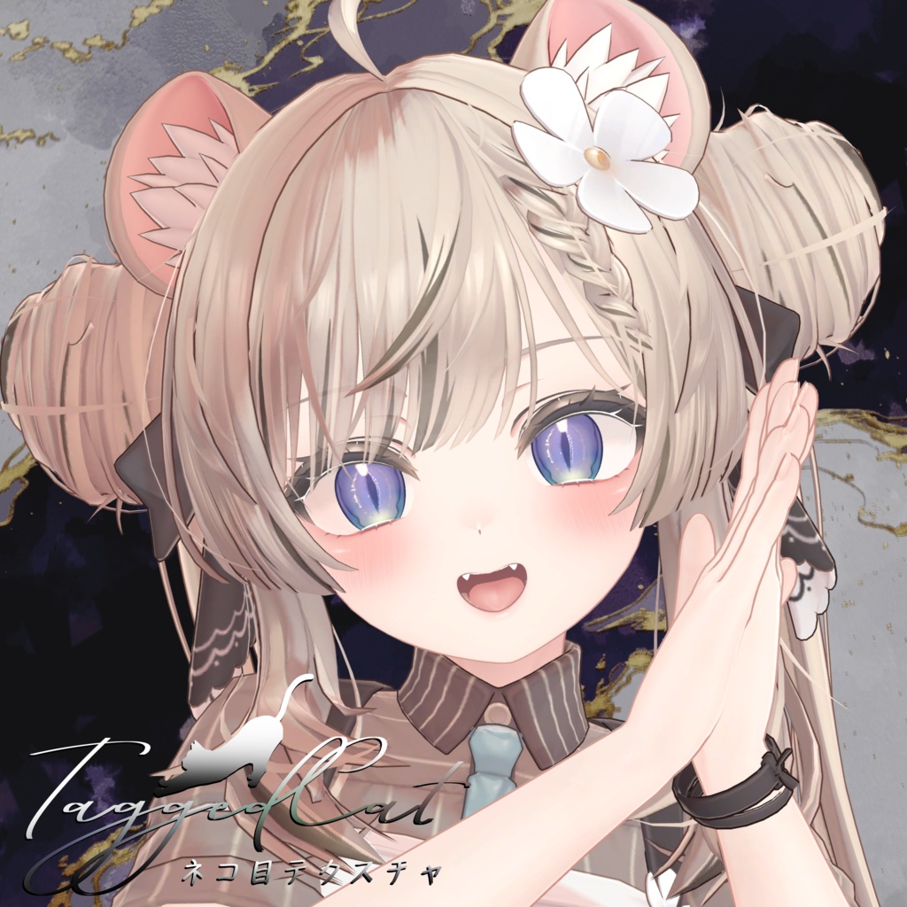 【LumeOptic専用テクスチャ】Tagged Cat🐈⬛【AllAvatar】