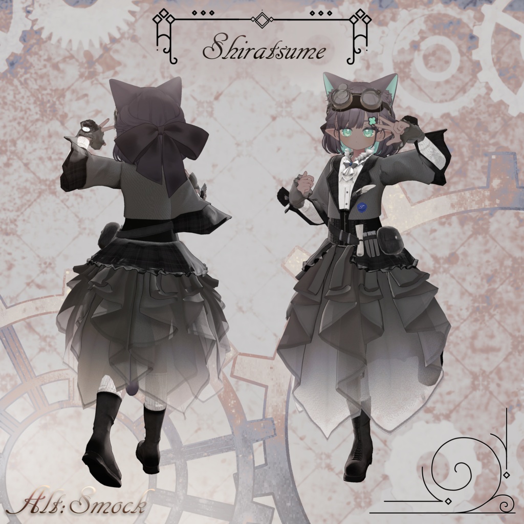 【3D衣装】Alt:Smock -オルト:スモック- 約25%OFF 【15アバター対応】
