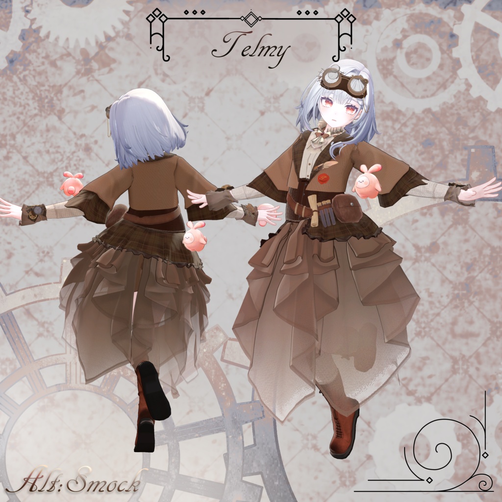 【3D衣装】Alt:Smock -オルト:スモック- 約25%OFF 【15アバター対応】