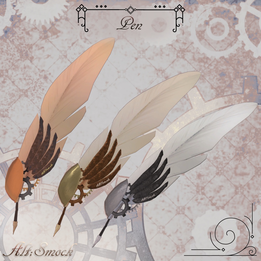 【3D衣装】Alt:Smock -オルト:スモック- 約30%OFFブラックフライデーセール 【10アバター対応】