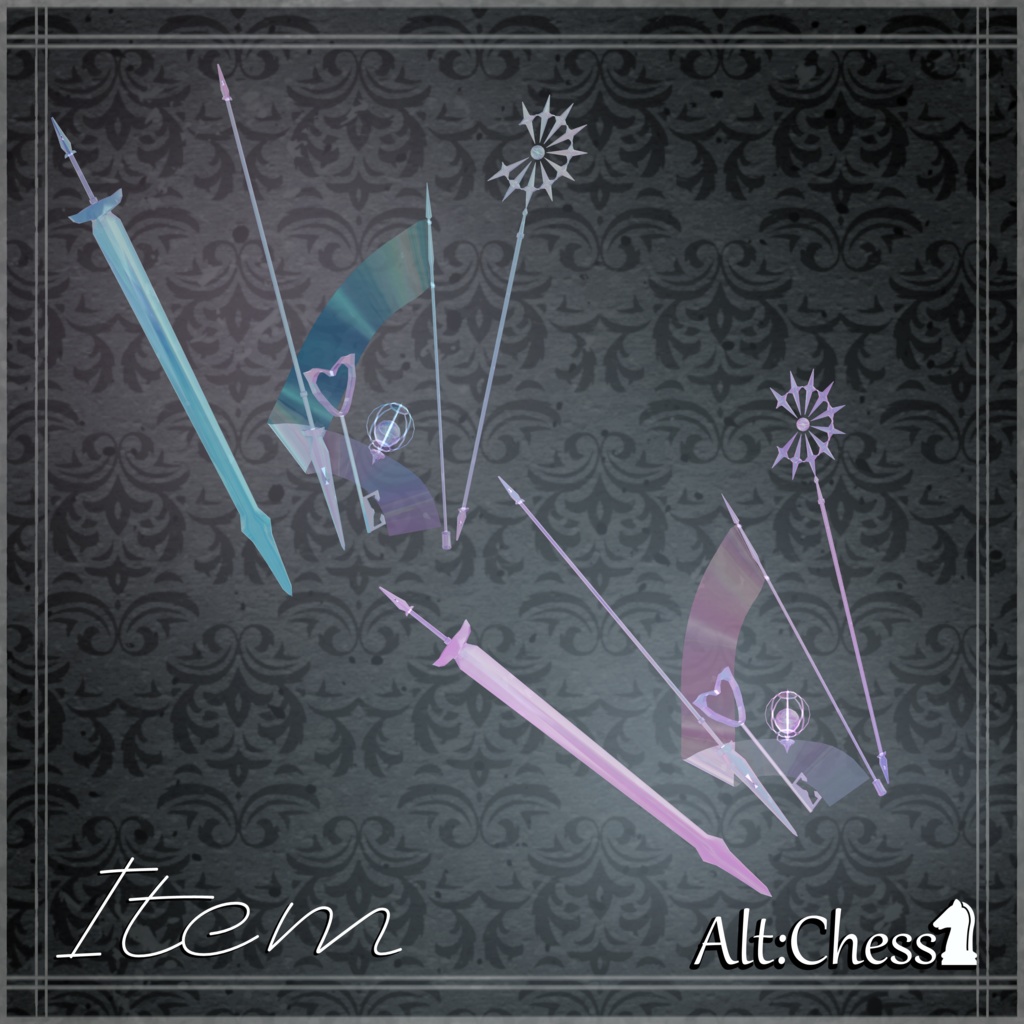 【3D衣装】Alt:Chess -オルト:チェス- 早期GW 約25%OFF 【11アバター対応】