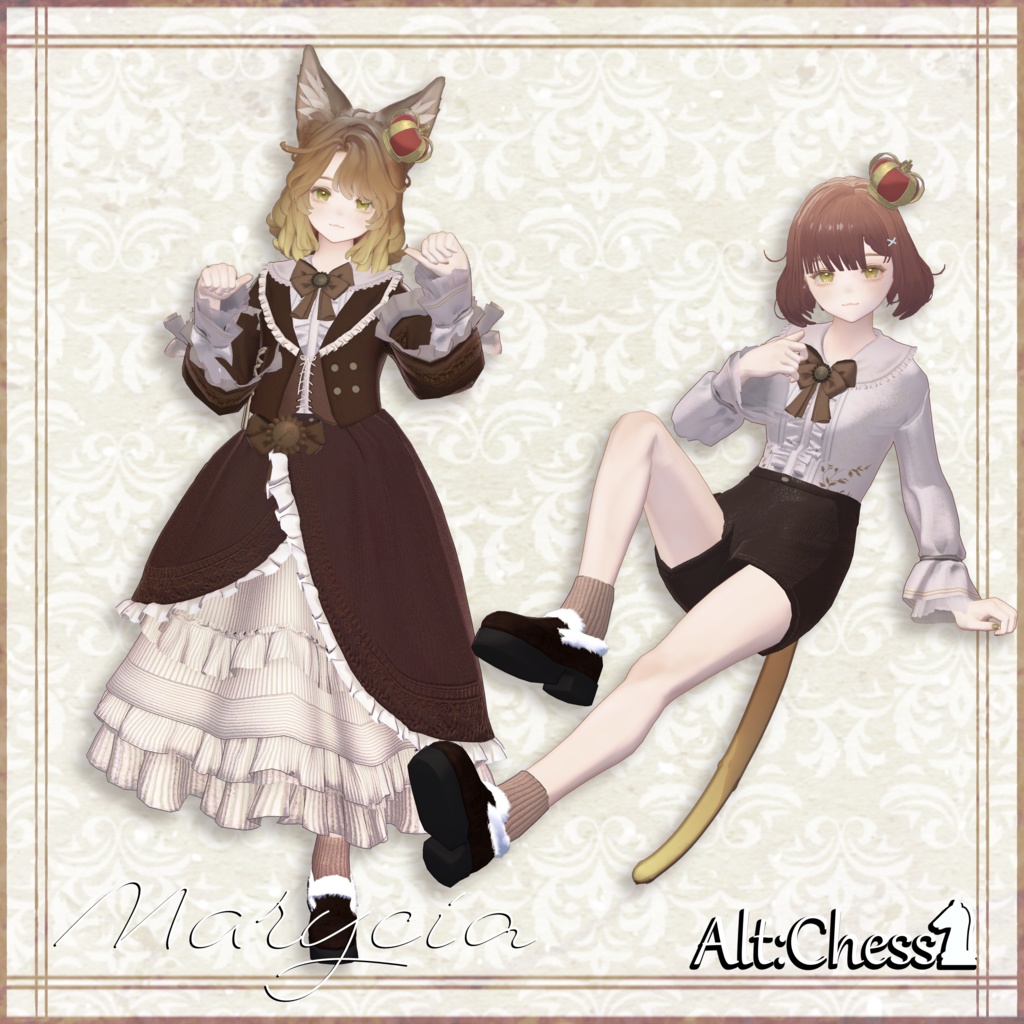 【3D衣装】Alt:Chess -オルト:チェス- 早期GW 約25%OFF 【11アバター対応】