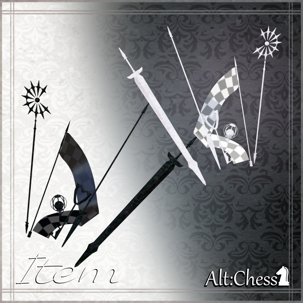 【3D衣装】Alt:Chess -オルト:チェス- 早期GW 約25%OFF 【11アバター対応】