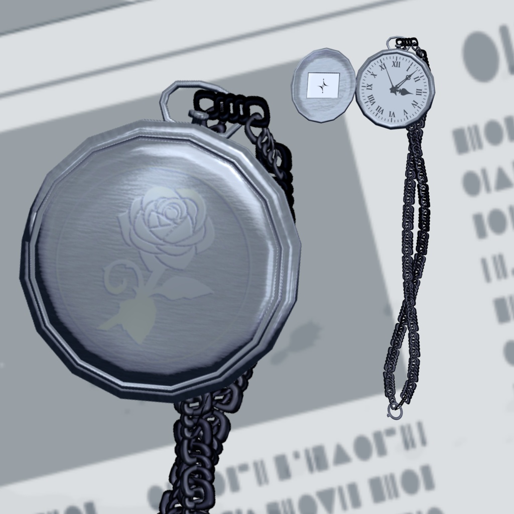 【3D小道具】PhotoWatch -フォトウォッチ フォトコン参加賞-