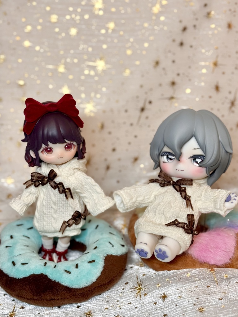 【1/12サイズ】リボンニットパーカー