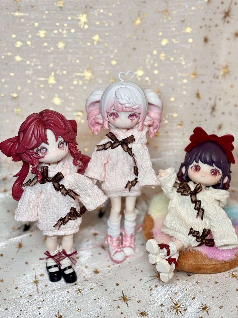 【1/12サイズ】リボンニットパーカー