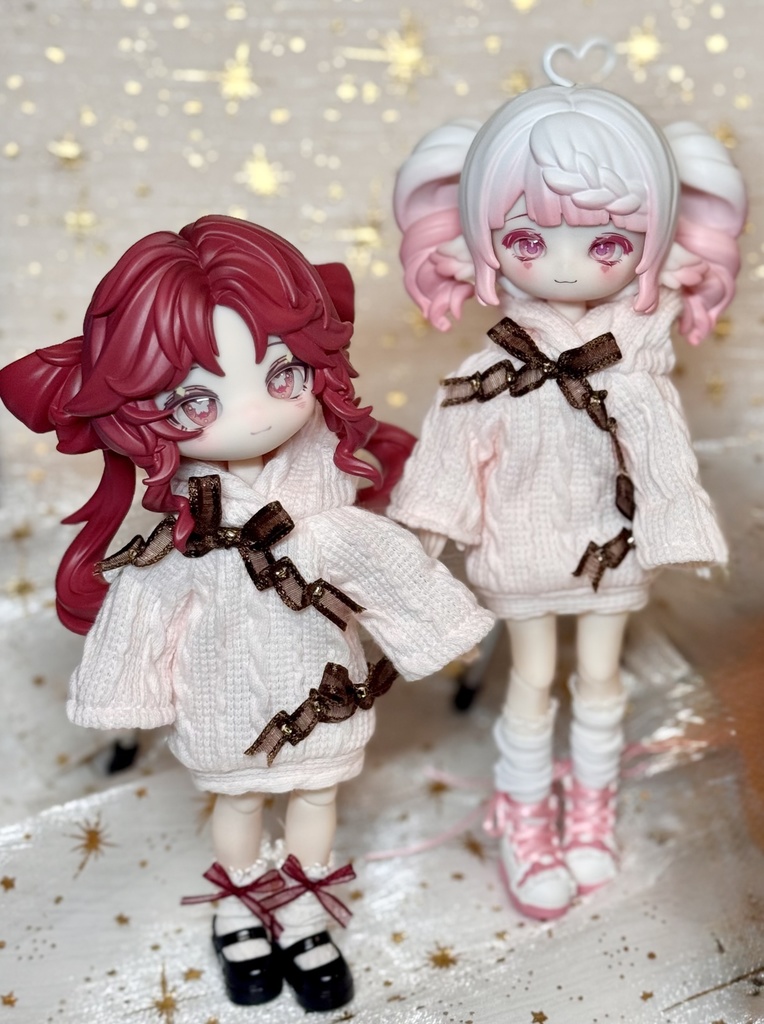 【1/12サイズ】リボンニットパーカー