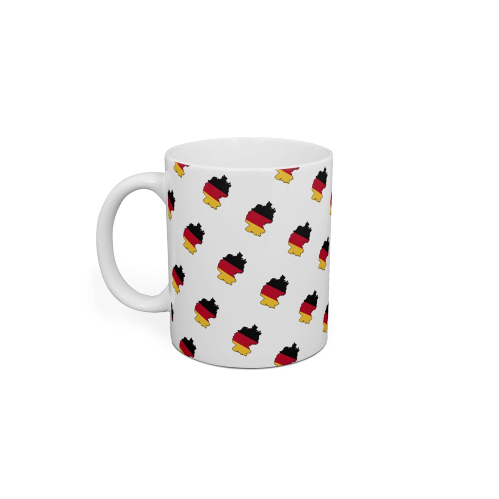 Flag map of 🇩🇪 pattern mag