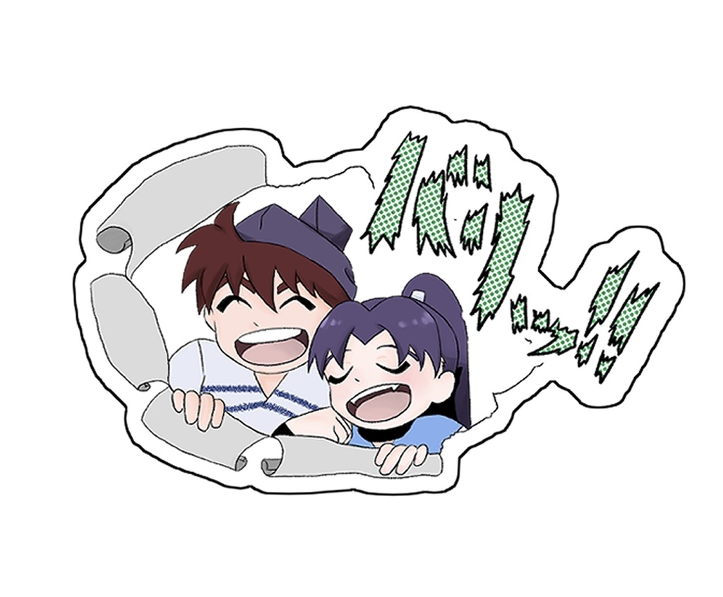 コマ破り風アクリルキーホルダー