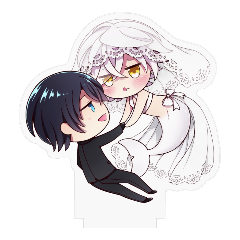 人魚アクリルフィギュア~ウェディングver.~