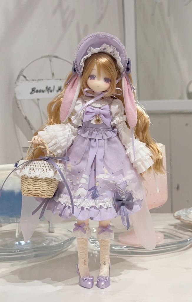 【OIOISTUDIO・星砂物語】「星紗・真昼」&「星砂・真夜」・ゴムヘア植毛ドール・変身☆電気街