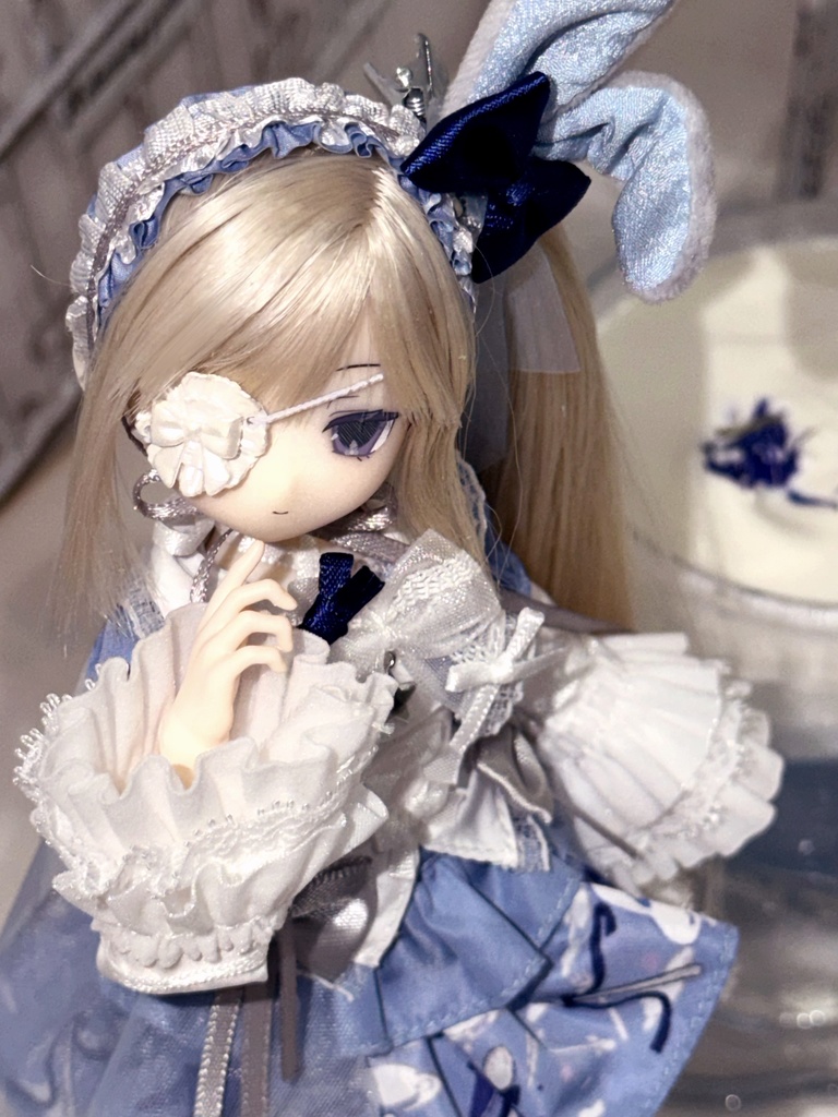 【OIOISTUDIO・星砂物語】「星紗・真昼」&「星砂・真夜」・ゴムヘア植毛ドール・変身☆電気街