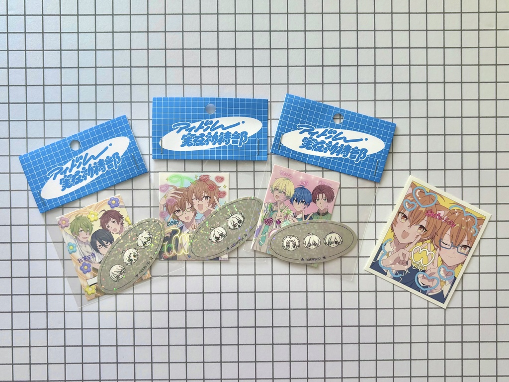 プリ風&キラキラステッカー