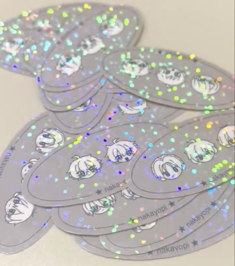 プリ風&キラキラステッカー