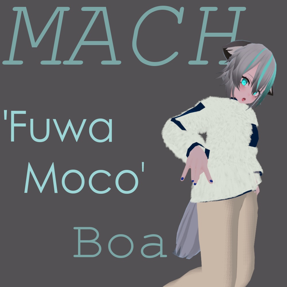 【FuwaMoco】ふわもこボア[街狐さん向け衣装]