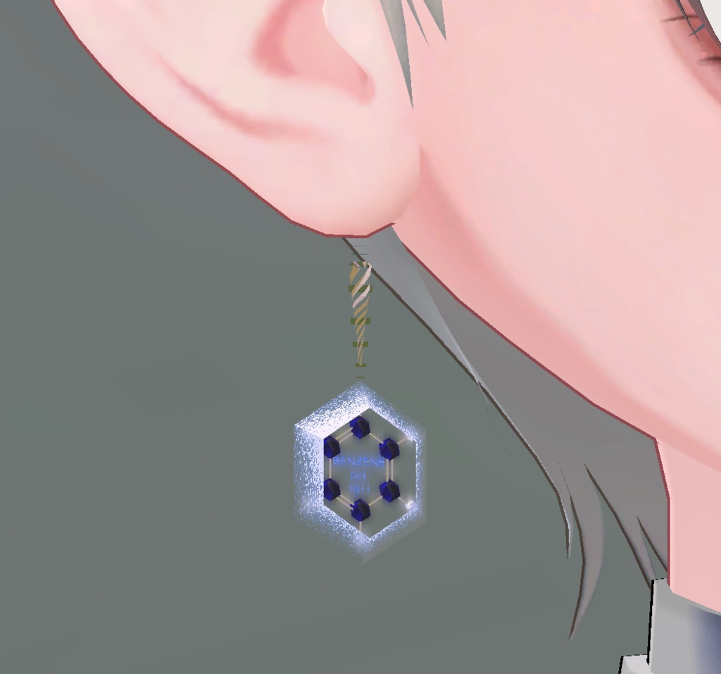 【PB対応】Benzol Accessories【VRChat向けモデル】