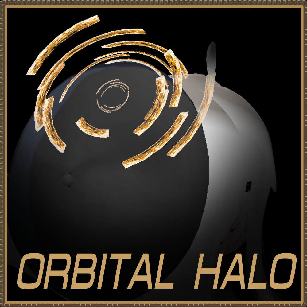 【PB設定済み】ORBITAL HALO【VRChat向けモデル】
