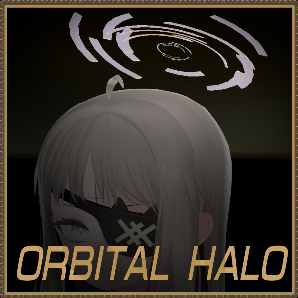 【PB設定済み】ORBITAL HALO【VRChat向けモデル】