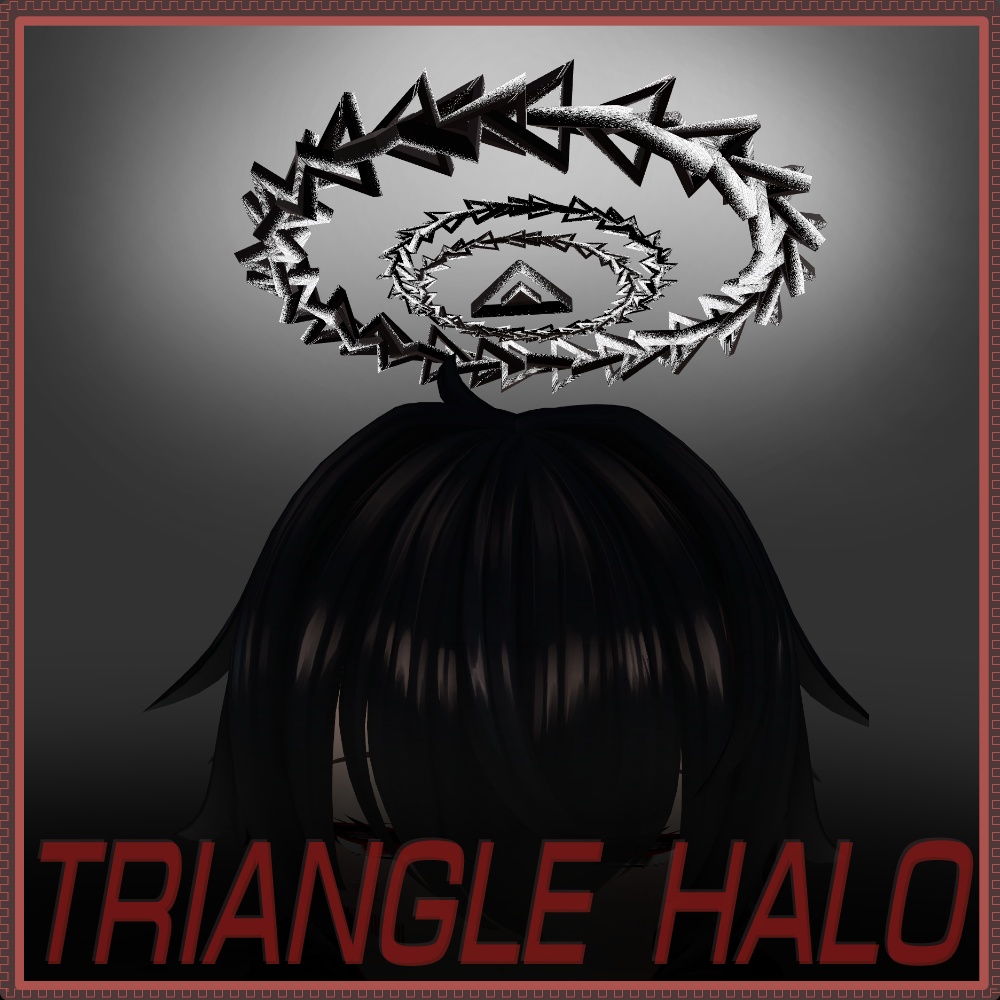 【PB設定済み】TRIANGLE HALO【VRChat向けモデル】
