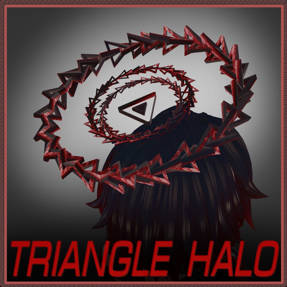 【PB設定済み】TRIANGLE HALO【VRChat向けモデル】