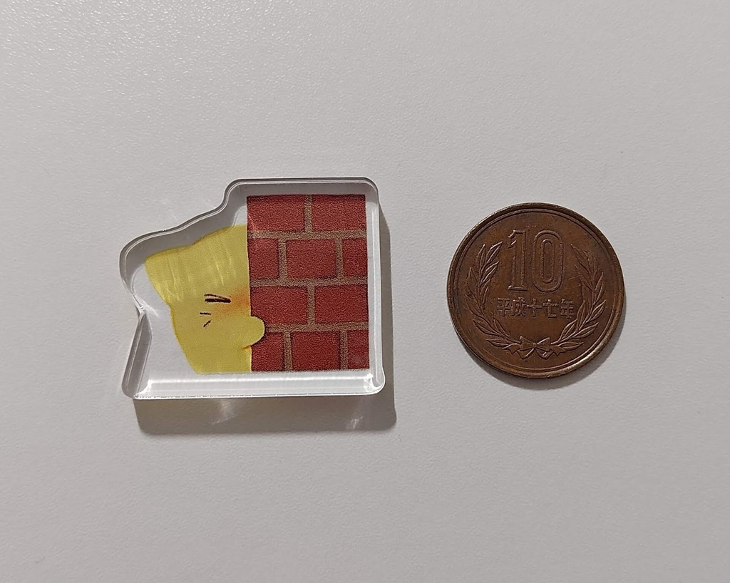 恥ずかしがりにゃんぷっぷーアクリルマスコット