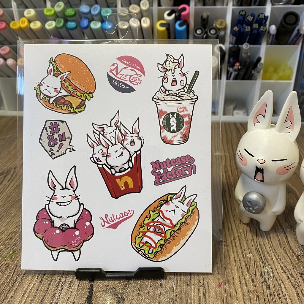 ハーフカットシール(ファストフード)