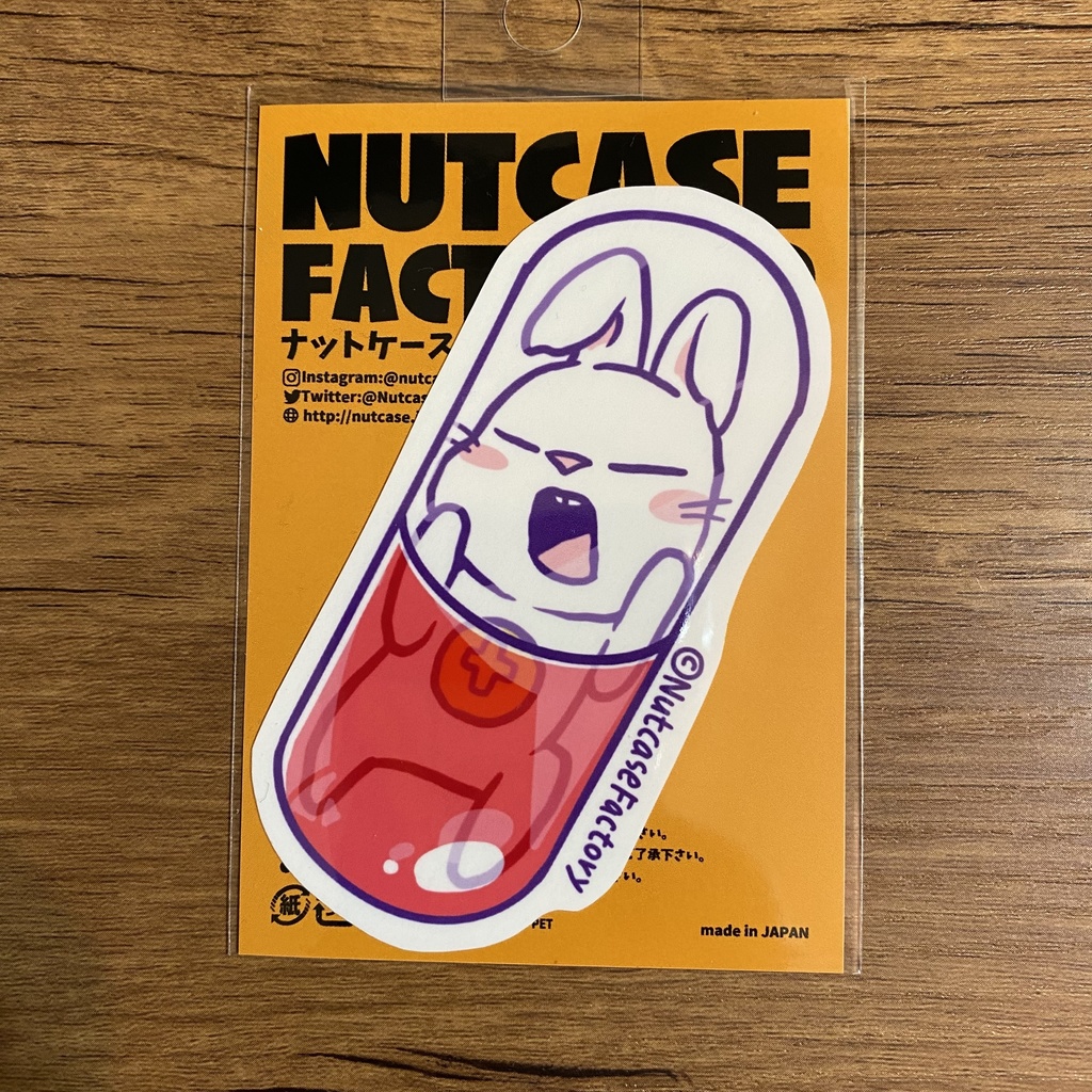 カプセルアナ(ステッカー)