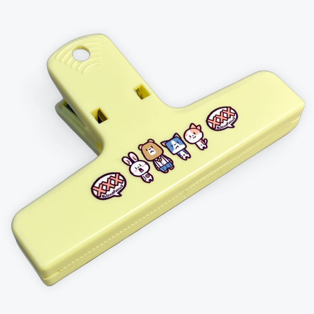 マグネット付きクリップ(黄色)