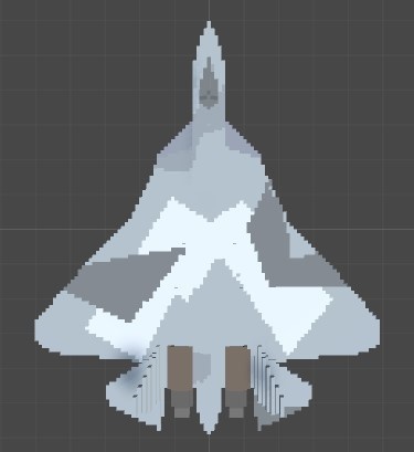 ボクセル戦闘機 #2