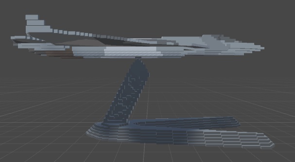 ボクセル戦闘機 #2