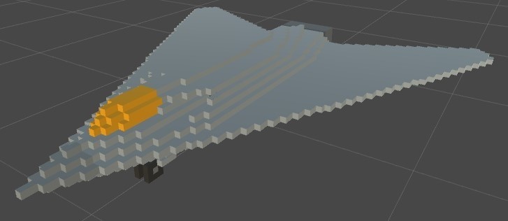 ボクセル戦闘機 #S-01 "UX-28"