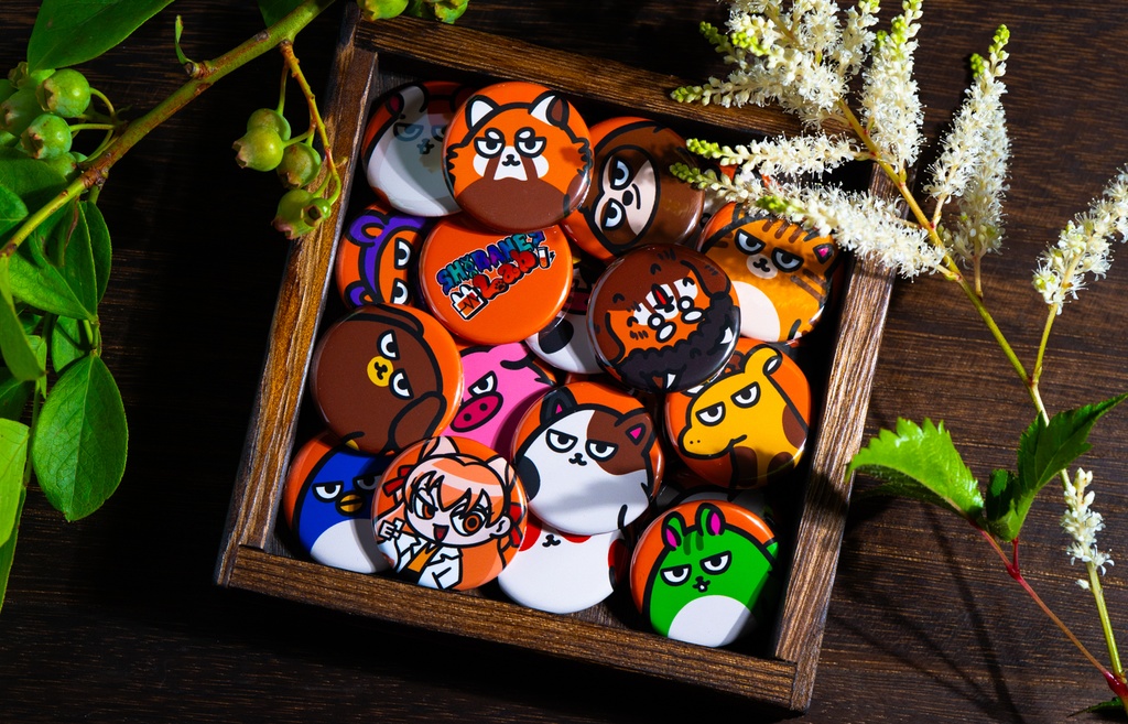 【缶バッチ】研究員もふズシークレット缶バッジ【Bチーム】