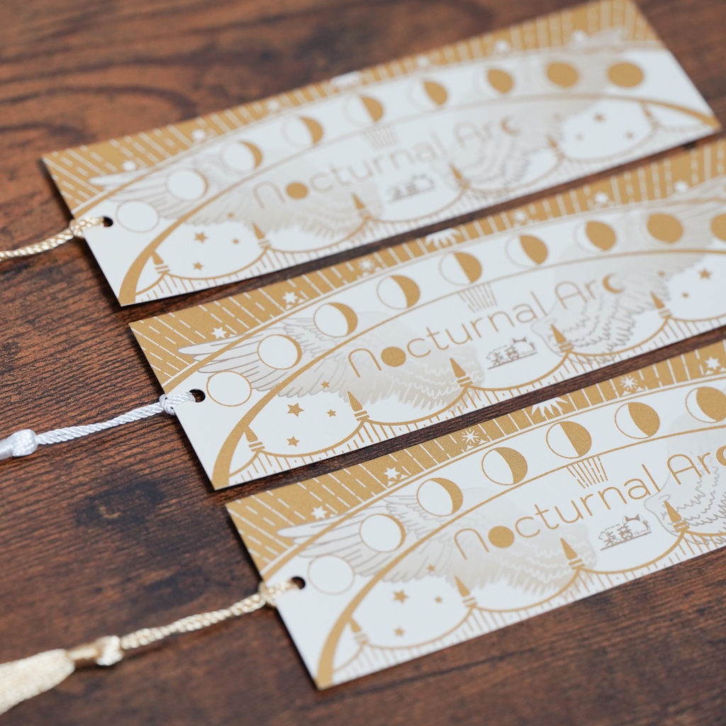 【オリジナル曲音源】音源QR付き栞「Noctual Arc」
