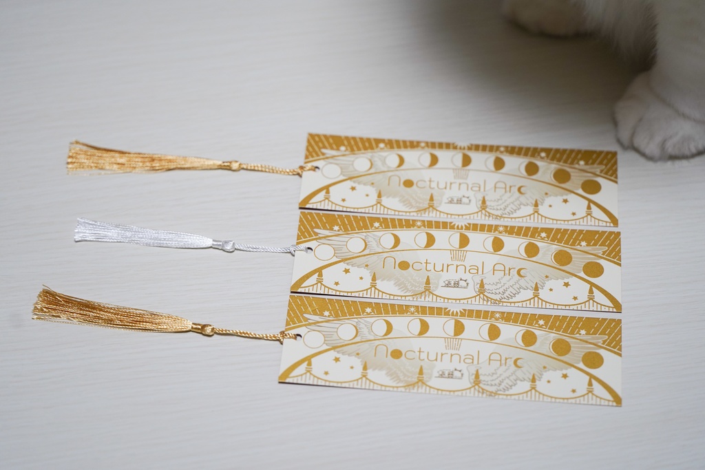 【オリジナル曲音源】音源QR付き栞「Noctual Arc」