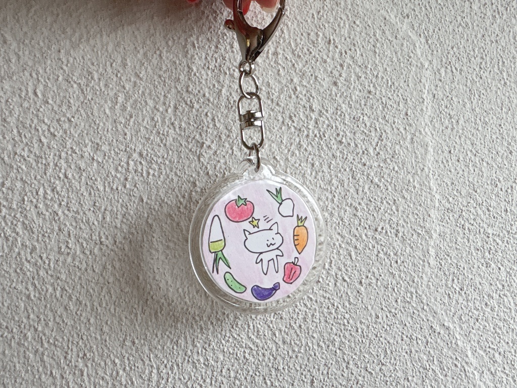 野菜ねこキーホルダー