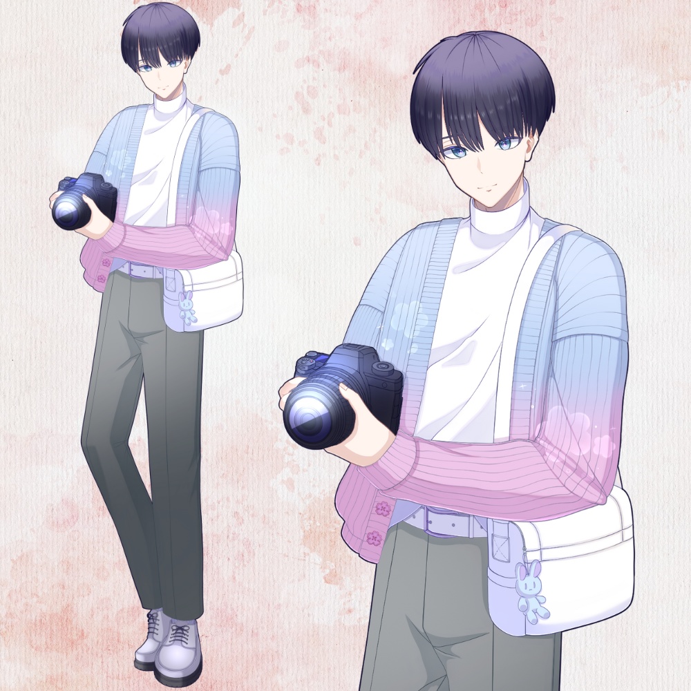 春服立ち絵(男性)表情差分10点