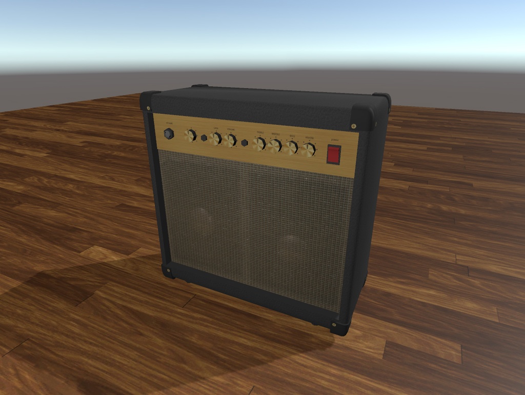 【VRChat向け3Dモデル】アンプ、スピーカー