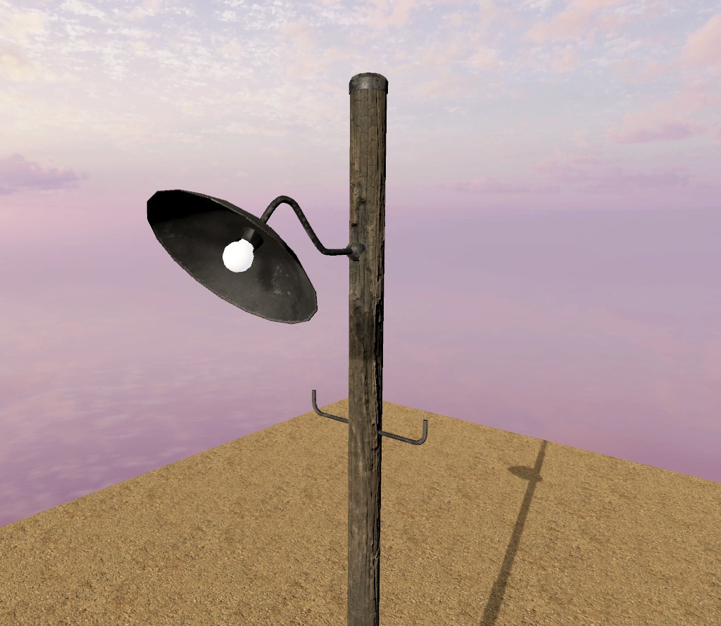 【VRChat向け3Dモデル】昭和レトロ 街灯