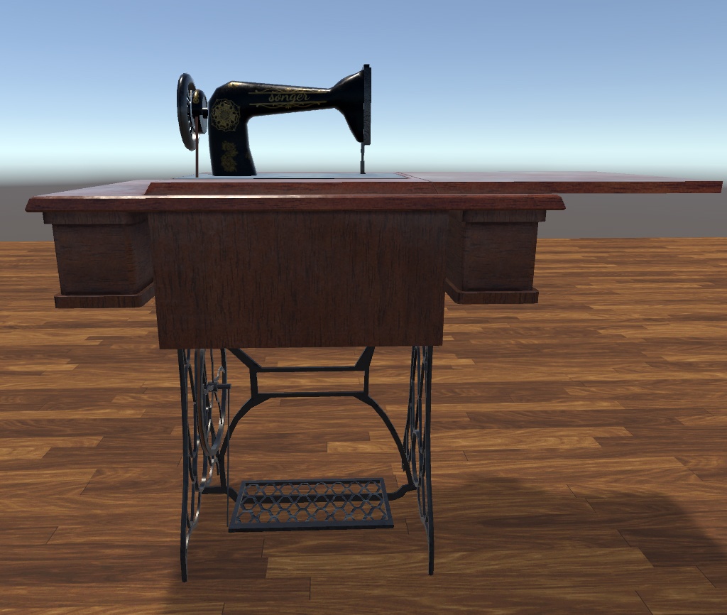 【VRChat向け3Dモデル】ミシン