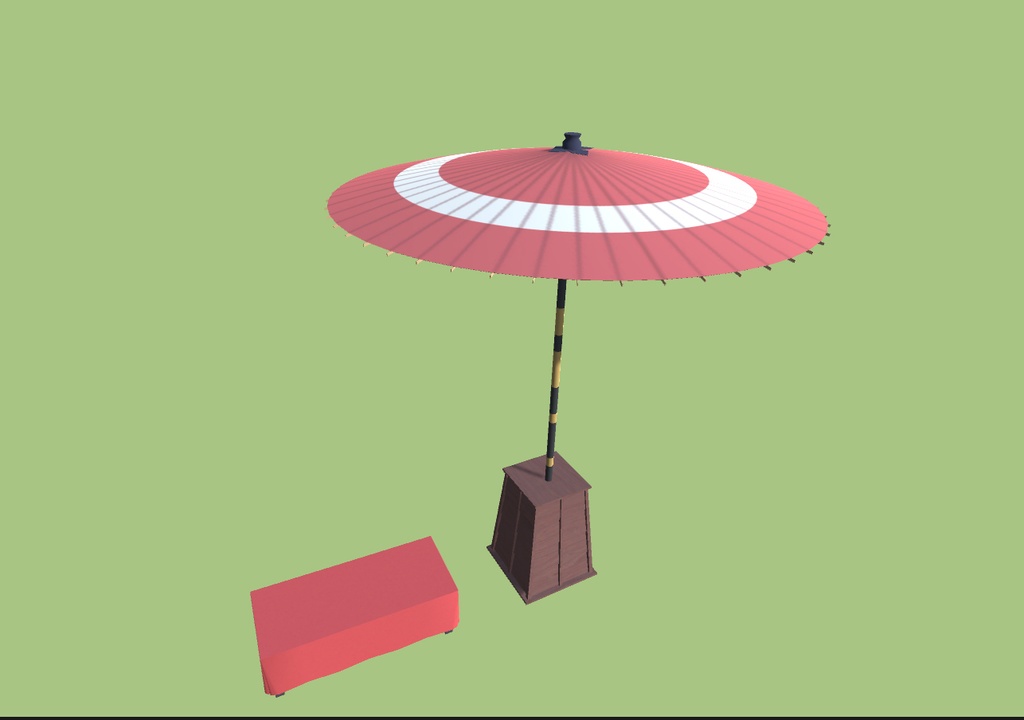 【3Dモデル】野点
