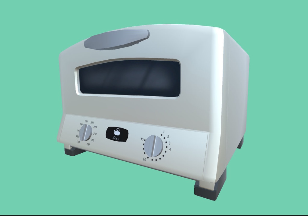 【3Dモデル】トースター
