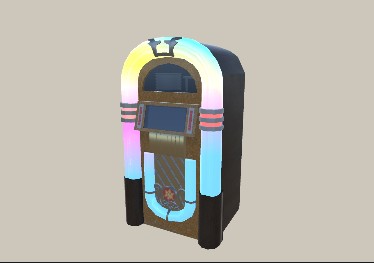 【３Ｄモデル】ジュークボックス